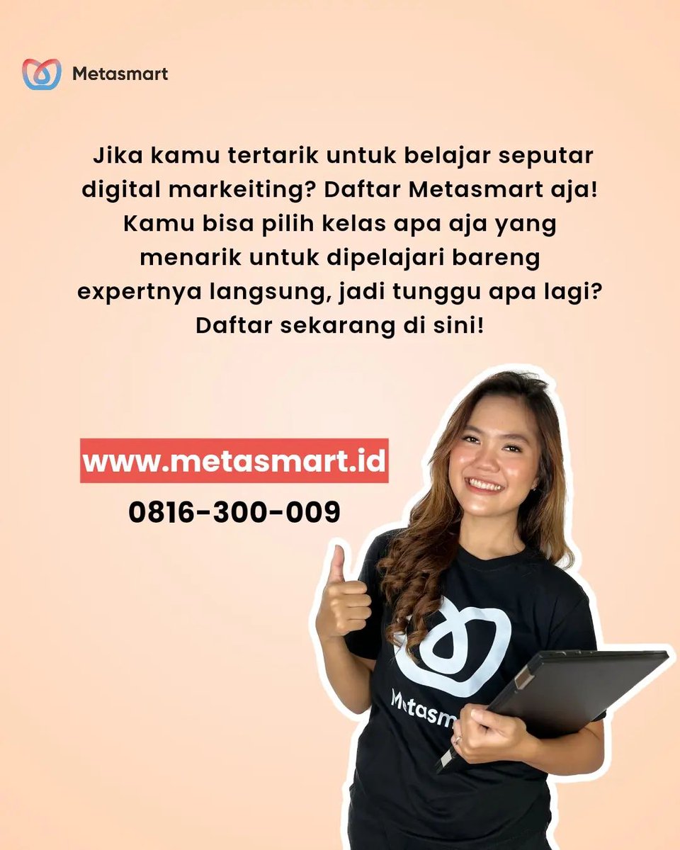 ensodigi's tweet photo. #digitalmarketing #digitalmarketingkelas #genz #marketing #socialmediaspecialist #Sosmed #SosialMedia #Metasmart #instadaily https://t.co/LWahbAKOxf