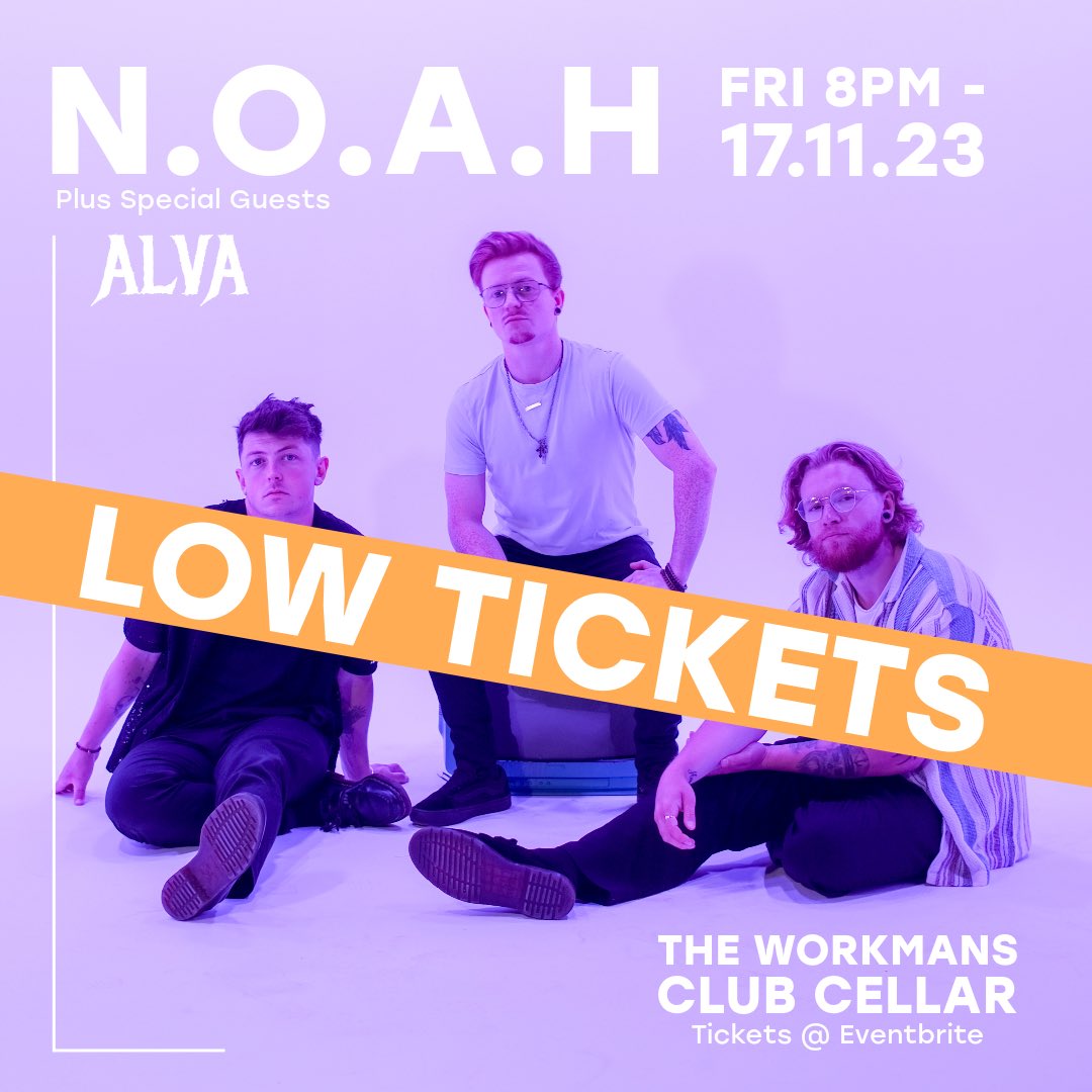 Literally your last chance to see us play this year 💜 see ya there 🙌🙌🙌🙌eventbrite.com/e/noah-workman…