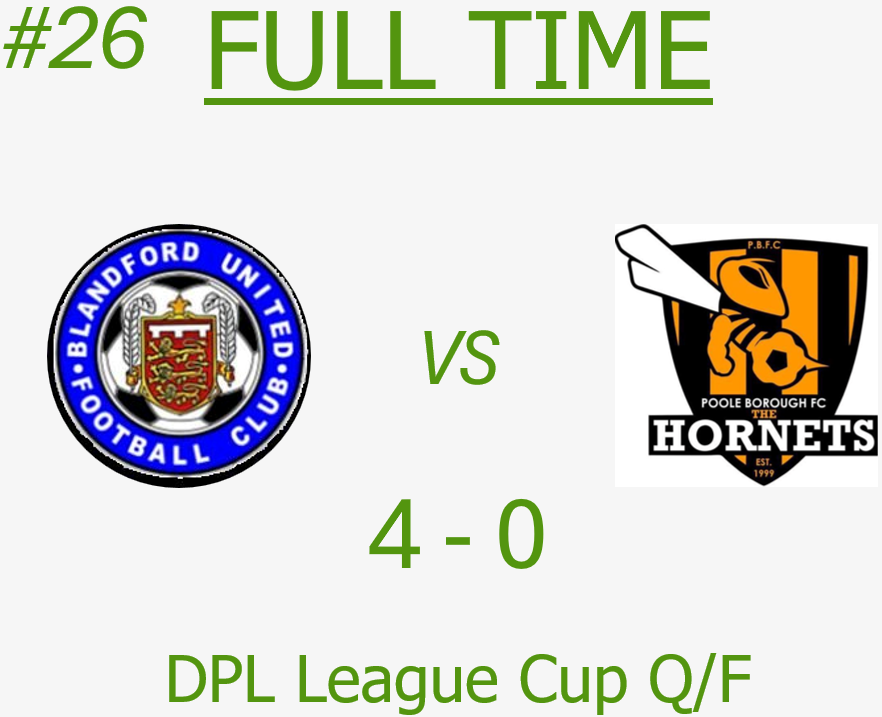 TheFPFan's tweet photo. Game 26 was on the 28th of October, with a game in the @DPL_official league cup Q/F between @BlandfordUtdFC and @PooleBorough_FC. https://t.co/3XehrGajNS