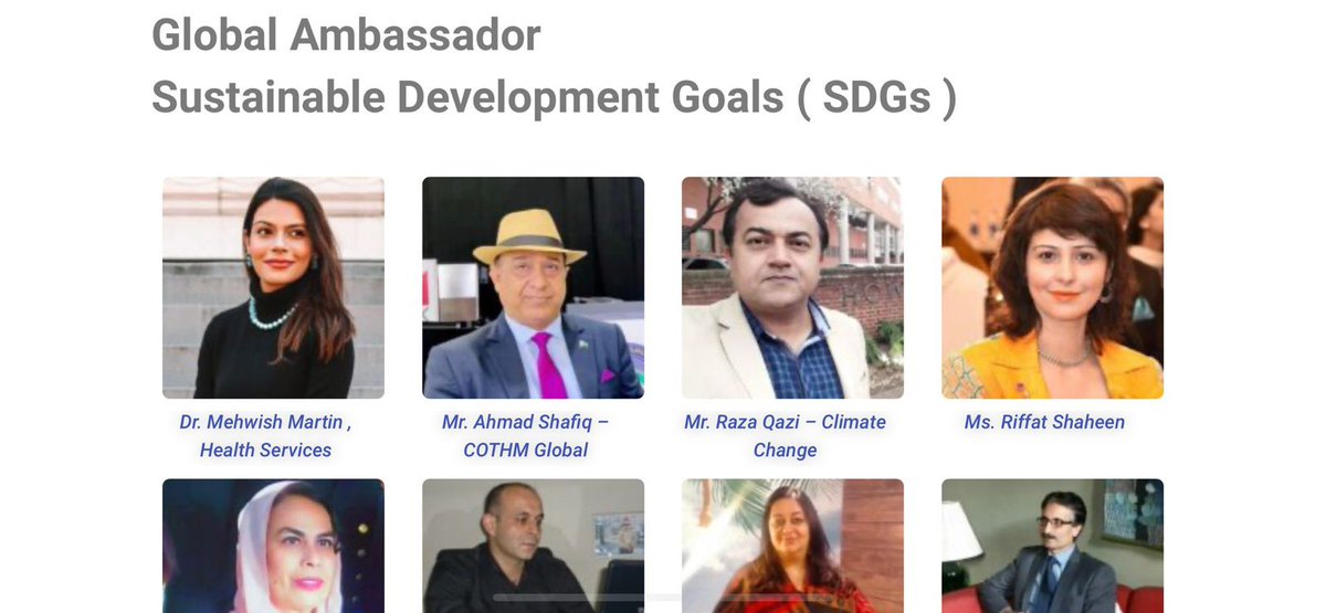Riffat Shaheen has been selected as an advisor to the advisory Board and additional portfolio of Global Ambassador of Sustainable Development Goals(SDGs) #advisor #insurance #realestate #investment #consultant #architecture #psychicreader #art #selected #riffatshaheen