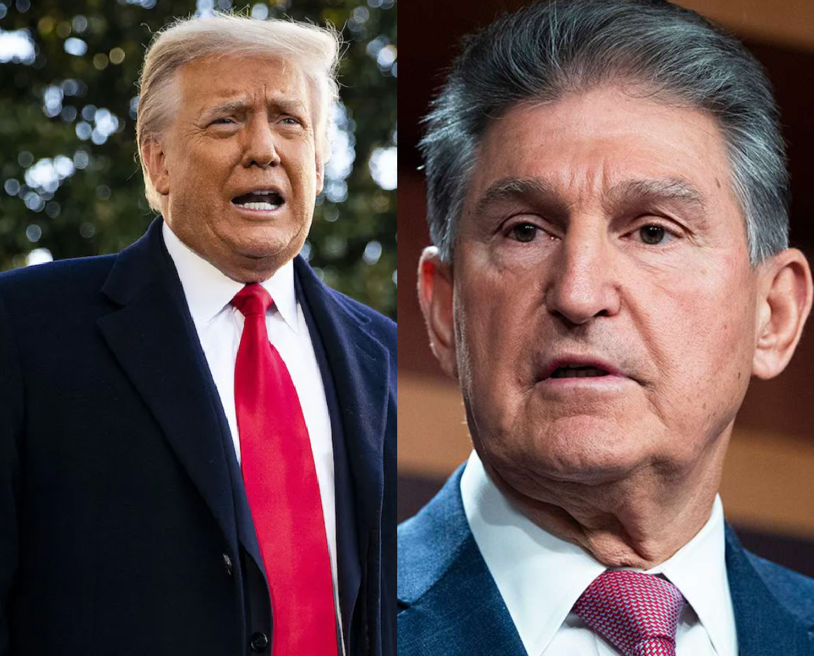 OccupyDemocrats's tweet photo. BREAKING: Senator Joe Manchin warns that Donald Trump will "destroy democracy in America" if he is allowed to win a second presidential term in 2024.

This is a rare flash of wisdom from the infamously right-wing Democrat...

Manchin made the spot-on remark while speaking to West Virginia reporters on a press call a few days after announcing that he will not be running for another Senate term in 2024.

He discussed the possibility of running as a third party candidate — which many suggest is just another attempt on his part to get attention — but said that he doesn't want to be a spoiler candidate.

"If they said, ‘You’re the only person to do it,’ I’ll do whatever I can to save this nation," said Manchin, who added that it would be "dangerous" to give Trump power again.

Thankfully, Joe Manchin is not the only person who can beat Trump. In fact, he would lose miserably because Manchin is a hack conservative who is bought and paid for by Big Pharma and the public knows it.

We have a candidate who can beat Donald Trump. It's President Joe Biden.

 It's time for Manchin to retire from the public eye for good.

Please retweet and ❤️ to demand that Manchin retire from politics entirely — and consider joining the growing exodus to Tribel, a new pro-democracy social network that is exploding in popularity because Twitter and Facebook are trying to stop its growth — which is only making Tribel grow even faster. Please follow us on Tribel to get all of our breaking news alerts sent straight to your phone or computer by clicking the following link: https://t.co/HnJzSKj4Hp