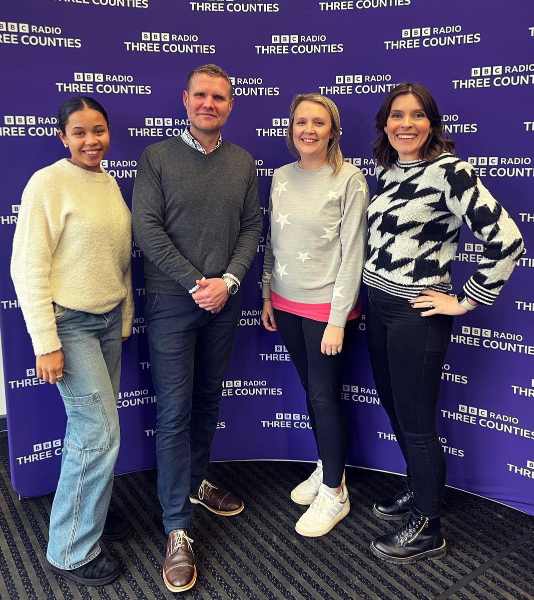 TheOfficialJVS's tweet photo. The JVS Show team today @BBC3CR https://t.co/OpiY0fX0iO