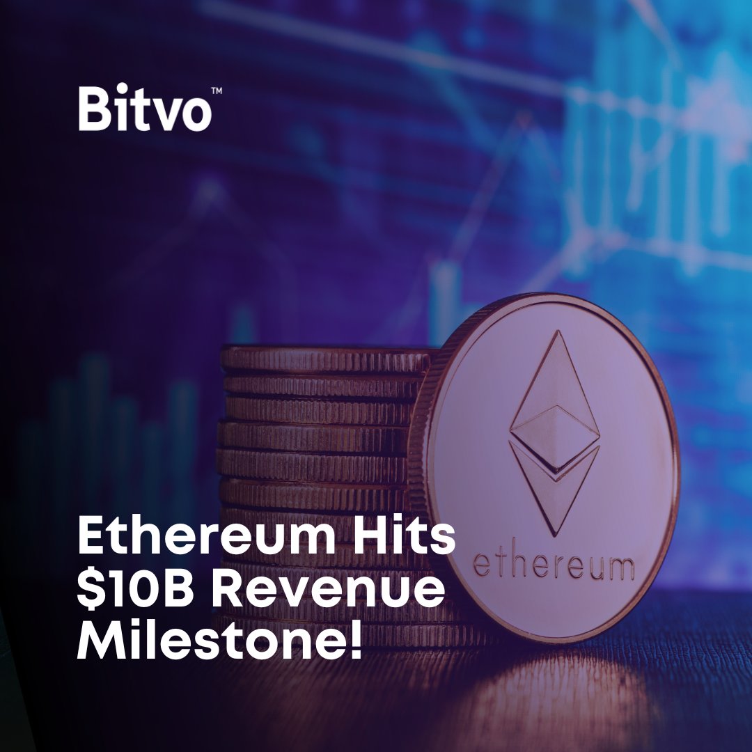 Big news from the crypto world! Ethereum has achieved over US$10B in revenue since its 2015 launch. An impressive feat in the blockchain and Web3 ecosystem. What do you think this milestone means for the future of crypto? #EthereumMilestone