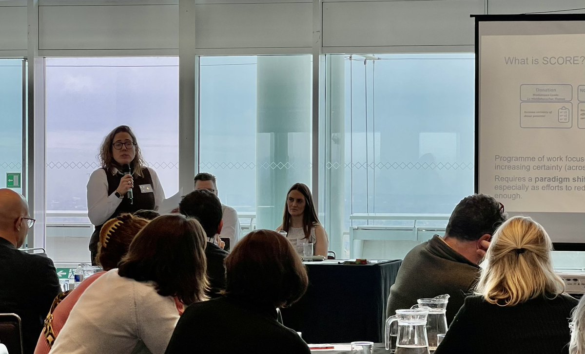 London_ODT's tweet photo. Sarah Beale from @NHSBT_ODT_Comm is here at our join collaborative with @SoutheastODST to shared with us all the objectives of the SCORE project and how our stakeholders can support the donation aspect. #LODSTRC https://t.co/T3udSwE1TH