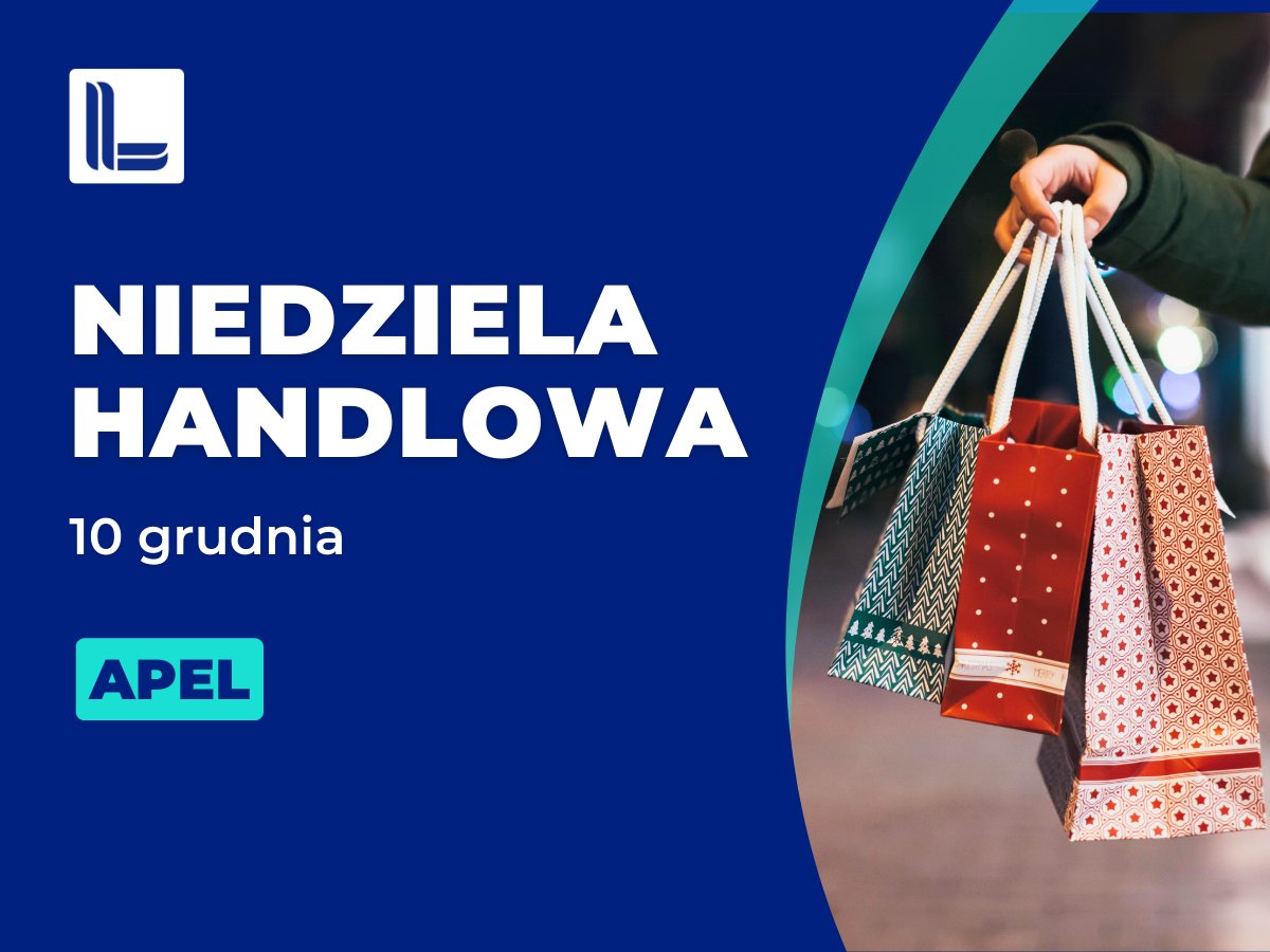 Zamiast w Wigilię, sklepy będą otwarte w niedzielę 10 grudnia, ale uwaga - tylko do godziny 14:00! 🕑 Czemu? Nie wiadomo. 🤷‍♂️ Handel powinien być możliwy w 'normalnych' godzinach, na przykład do 20:00. Apelujemy wspólnie z @POHiD_pl 👉 bit.ly/ZaKrotkieZakupy