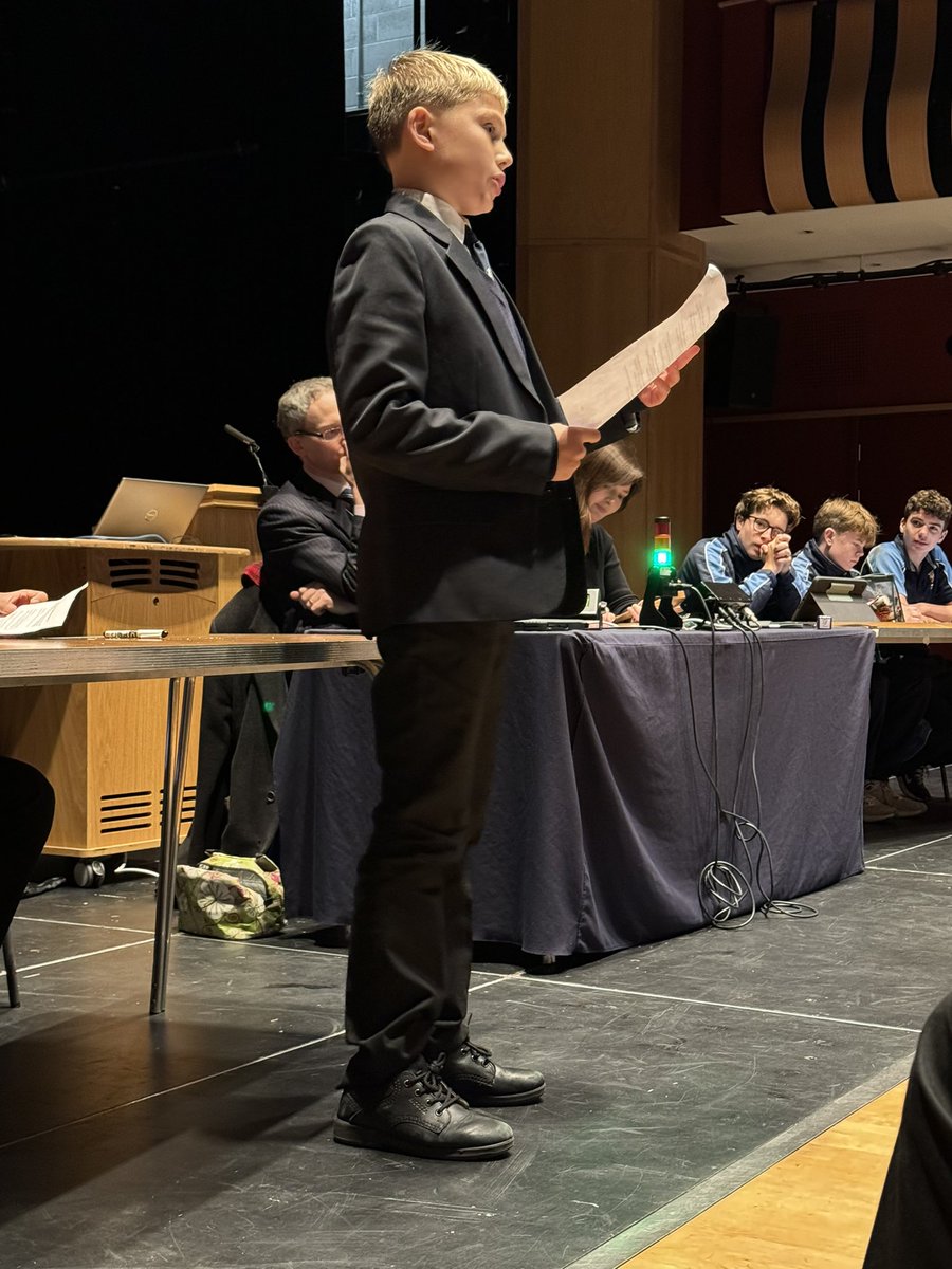 NorthASpartans's tweet photo. What a hugely impressive Y9 debate with the motion "THBT curiosity is more important than knowledge." All 6 pupils were so professional, eloquent & precise in their research & delivery, in front of the big audience. Very proud of Spartans Ed E, Jesse L & Angus E! #curiosityweek https://t.co/BQ1ORsICGl