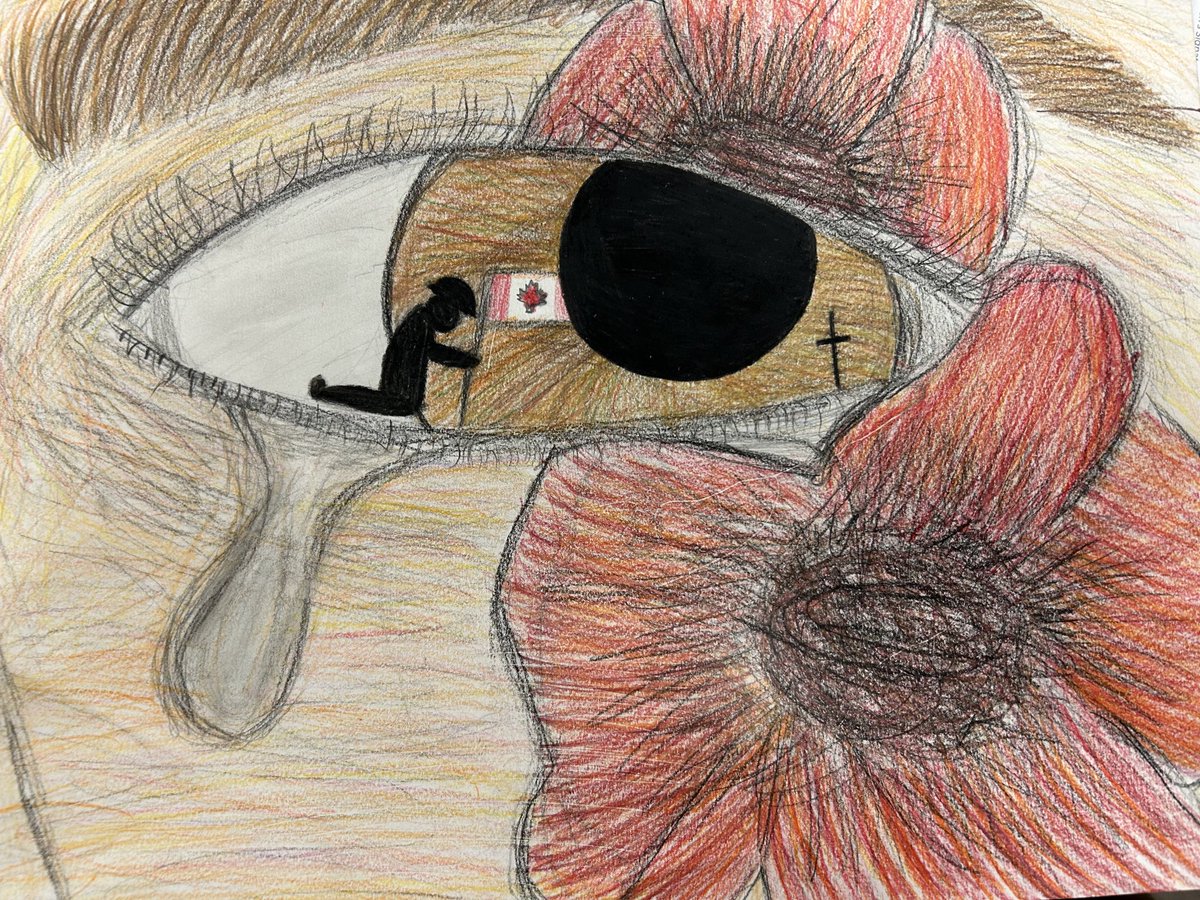 A few samples of some thoughtful and reflective Remembrance Day artwork submitted by the grade 8’s this week. <a href="/alcdsb/">ALCDSB</a> <a href="/alcdsb_cart/">St. Carthagh Catholic School</a> 🇨🇦