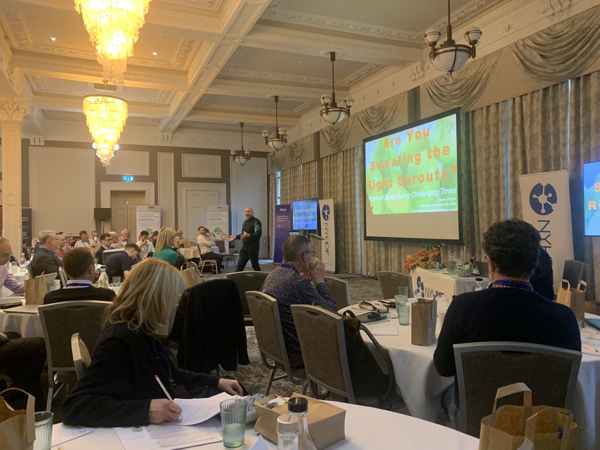 Dave Algeo TheStress(Ed)Guru giving delegates time and space to think about #stress #happiness #cabbages #crackerjack <a href="/nyhdif/">NYHDIF</a>