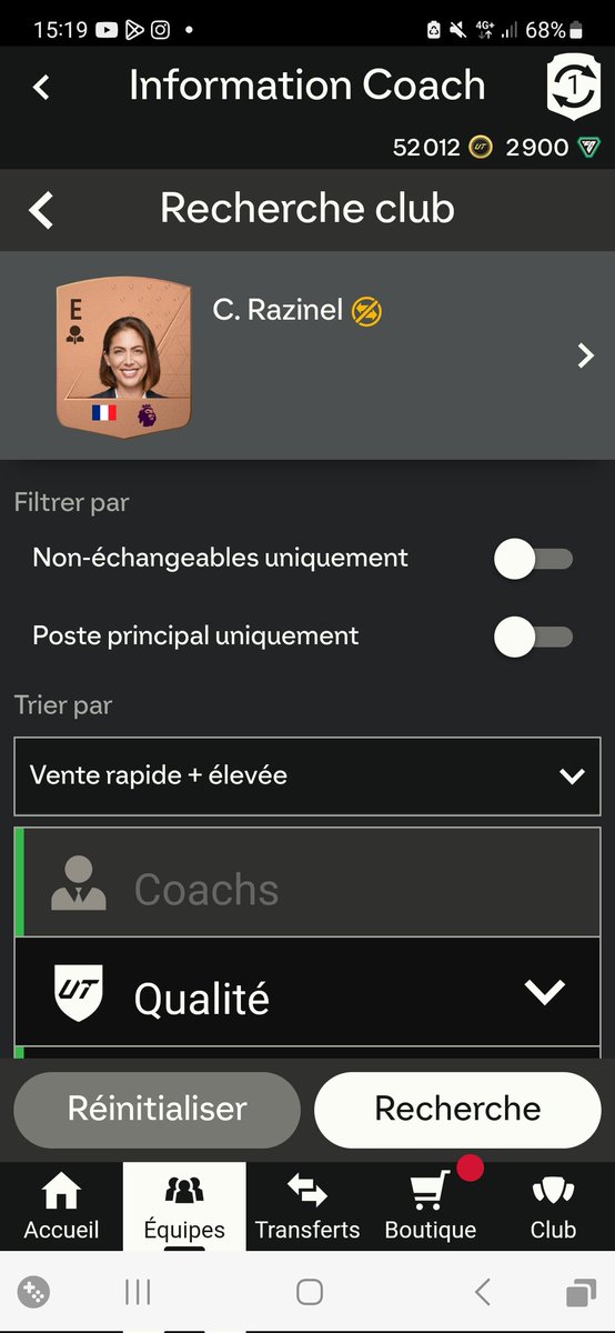 clem47's tweet photo. @_ogustain @FansdeFUT Bien heureux d'avoir packé cette bonne femme au début su jeu https://t.co/eLKcPGNpjE