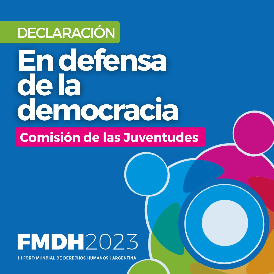 III Foro Mundial de Derechos Humanos 2023 tweet media