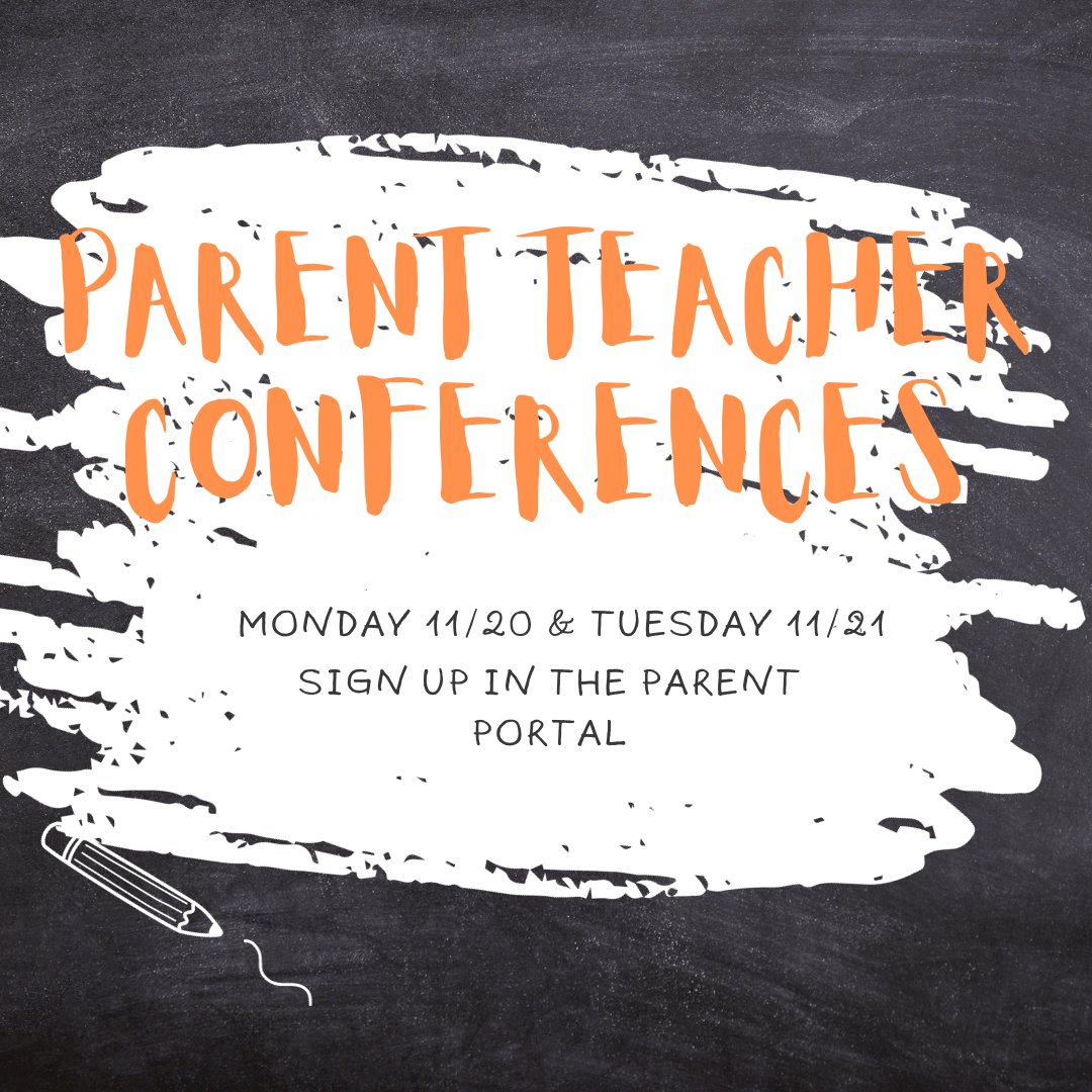 Don't forget to sign up for Parent Teacher Conferences next week!