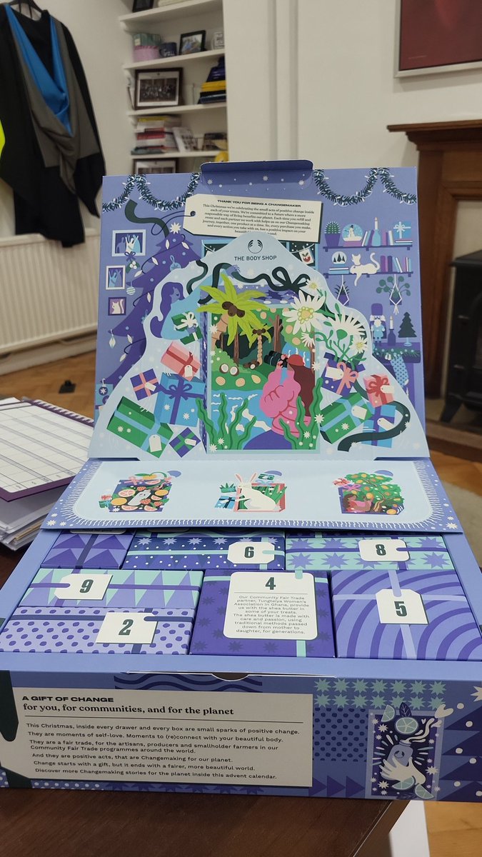 It's beginning to feel alot like Christmas🎄🎶
We ordered so much from our body shop party that we've managed to get a much coveted body shop advent calendar!!!!