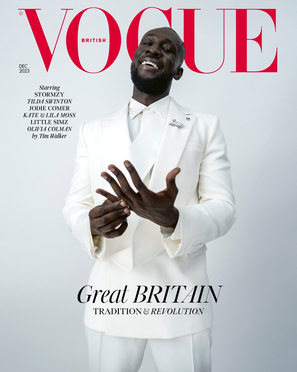 Big Mike on the cover of @BritishVogue 🌹 To God Be The Glory!