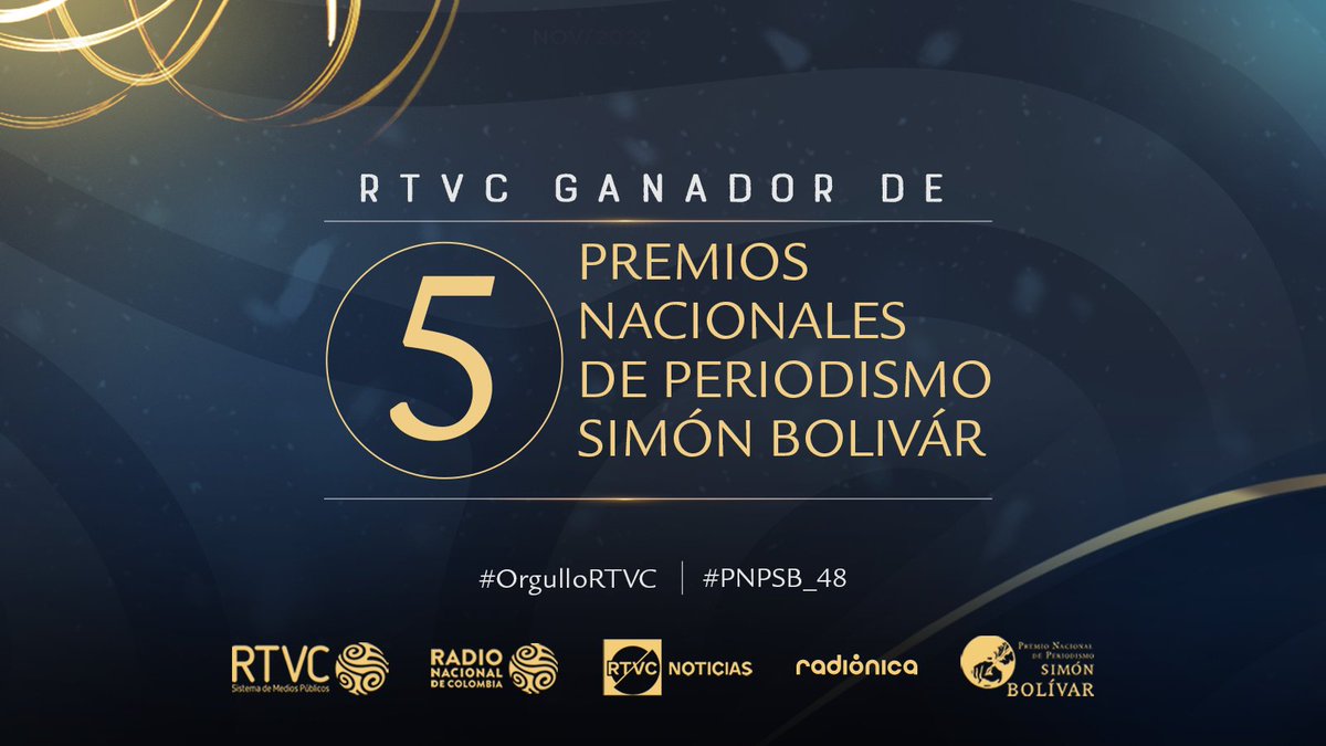RTVCnoticias's tweet photo. 🥳 ¡Orgullo @RTVCco! 📺 Cinco trabajos ganan el @PNPSimonBolivar.

Repasamos una noche llena de mucho reconocimiento y amor por #Colombia. 👇

https://t.co/THT7OJXZch https://t.co/2k0MBoMoMu