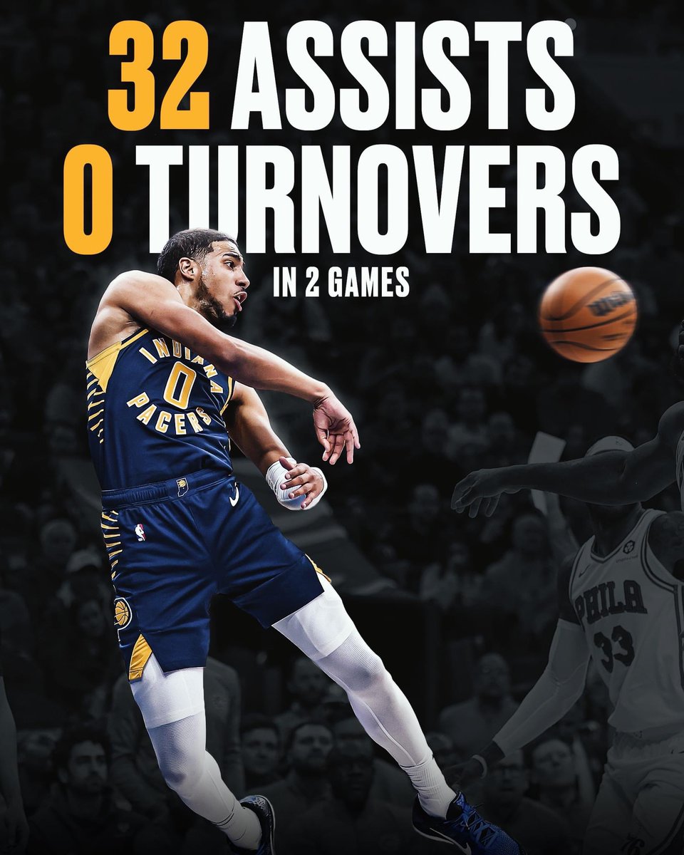 TunKitVLNBA's tweet photo. Tyrese Haliburton có 32 kiến tạo và 0 turnovers trong 2 trận đấu vừa qua 😮
Anh ấy hiện đang dẫn đầu NBA với 12.5 APG!
Quá ghê gớm
#VLNBA #NBA #PACER https://t.co/cac9wZhY81