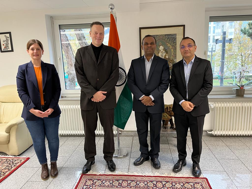 India in Frankfurt (@cgifrankfurt) on Twitter photo CG <a href="/mubarakbs/">Mubarak</a> met Dr <a href="/philippgutbrod/">Philipp Gutbrod</a>, Direktor and Dr Sandra Bornemann-Quecke, Dy Director of <a href="/Mathildenhoehe/">Mathildenhöhe</a> and had engaging discussions for arrangements for installation of Tagore bust in the city of <a href="/Stadt_Darmstadt/">Stadt Darmstadt</a>. CG <a href="/mubarakbs/">Mubarak</a> met Dr <a href="/philippgutbrod/">Philipp Gutbrod</a>, Direktor and Dr Sandra Bornemann-Quecke, Dy Director of <a href="/Mathildenhoehe/">Mathildenhöhe</a> and had engaging discussions for arrangements for installation of Tagore bust in the city of <a href="/Stadt_Darmstadt/">Stadt Darmstadt</a>.