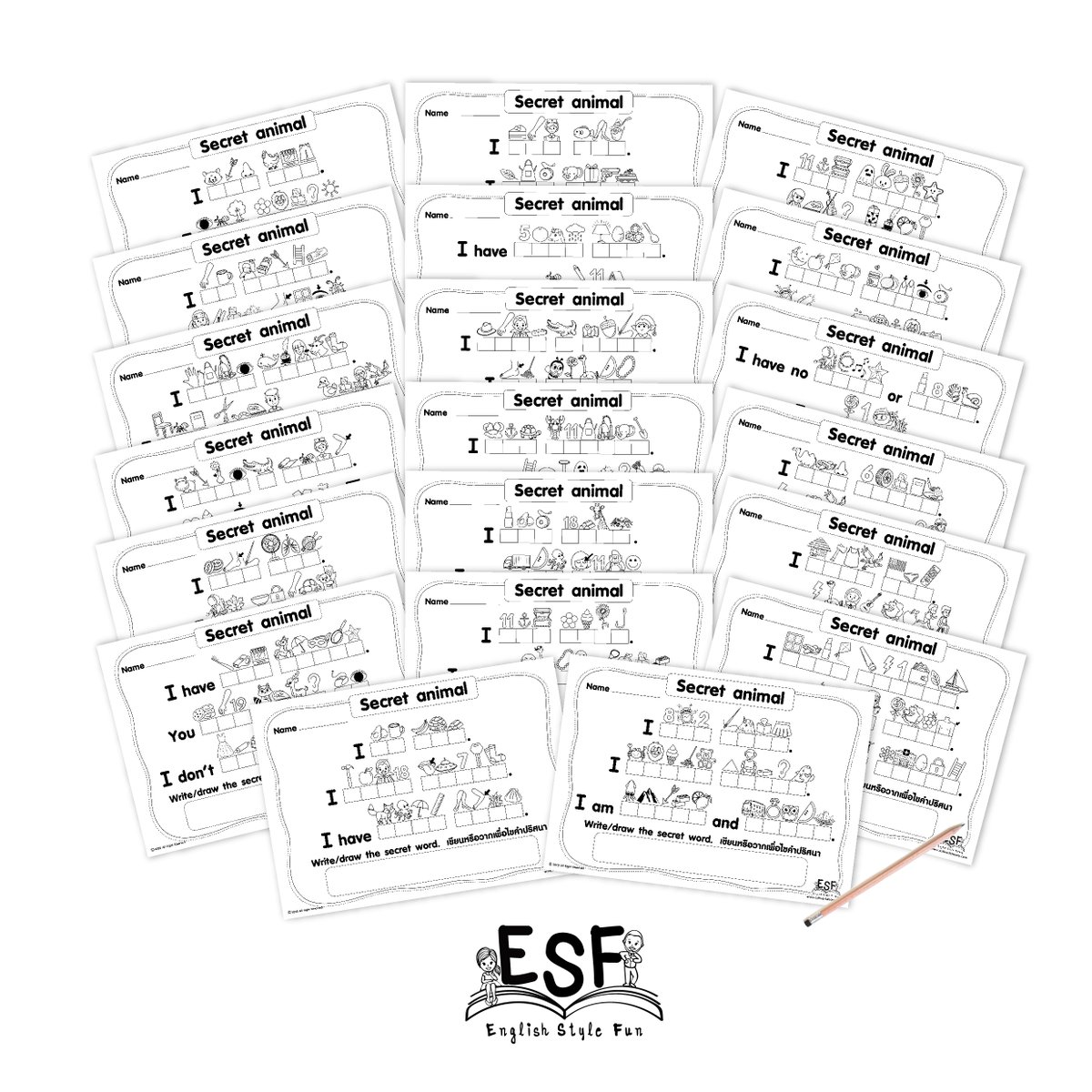 esfunworksheets's tweet photo. Secret Sentence Riddle – Animals (ประโยคซ่อนหา)

โหลดได้ที่นี่เลย! ➡️ https://t.co/sUX2wlRHDYประโยคซ่อนหา/

#english #englishhome #englishworksheets #word #words #เรียนenglish #student #teacher #แบบฝึกหัดภาษาอังกฤษ #ใบงานภาษาอังกฤษ #ใบงาน #สื่อการเรียนการสอน #ประโยค #คำศัพท์ https://t.co/jHnFShQcvR