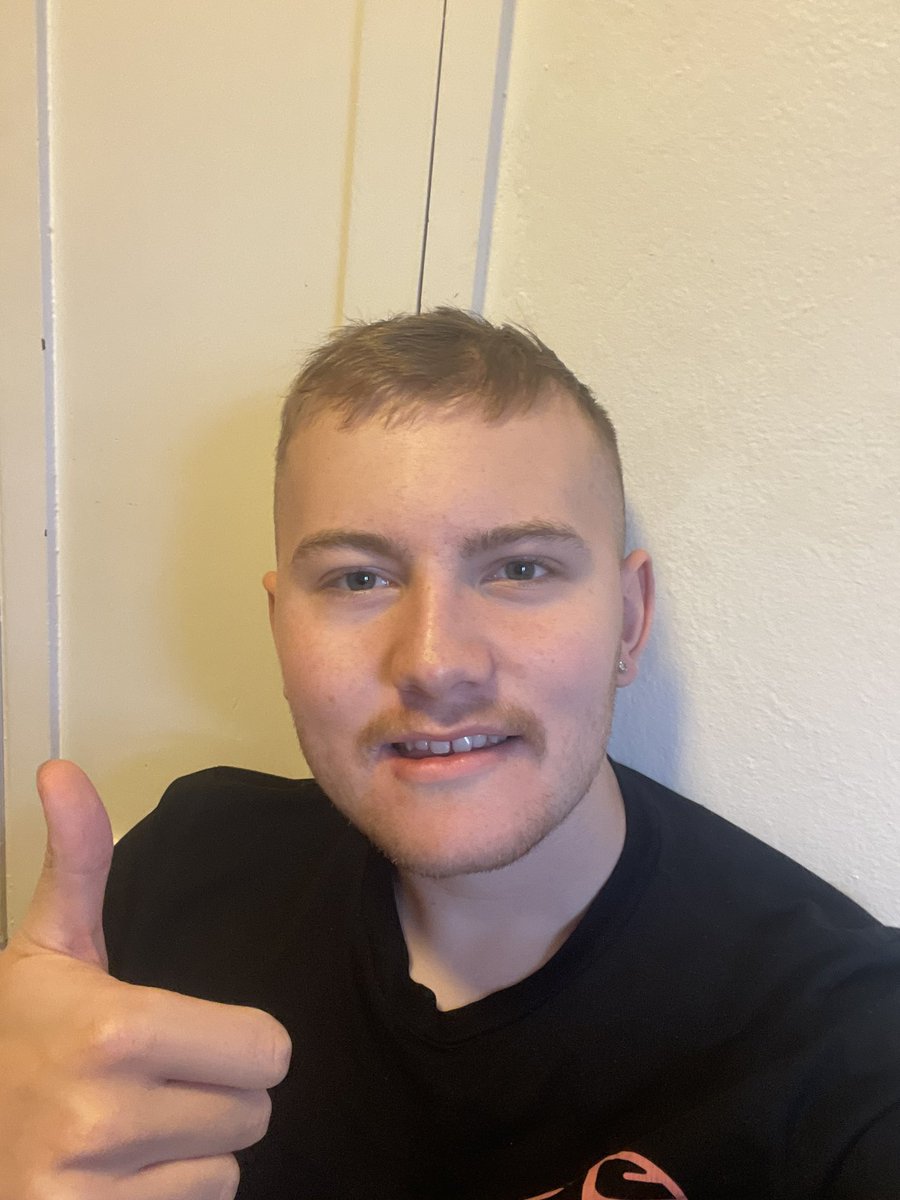 LegallySwin's tweet photo. Officially over halfway through Movember and this is my progress on the moustache front, definitely grown quite a bit. Resting from the running past day or two, just been training for the game on Sunday 👍 https://t.co/p3BMMbJHpT