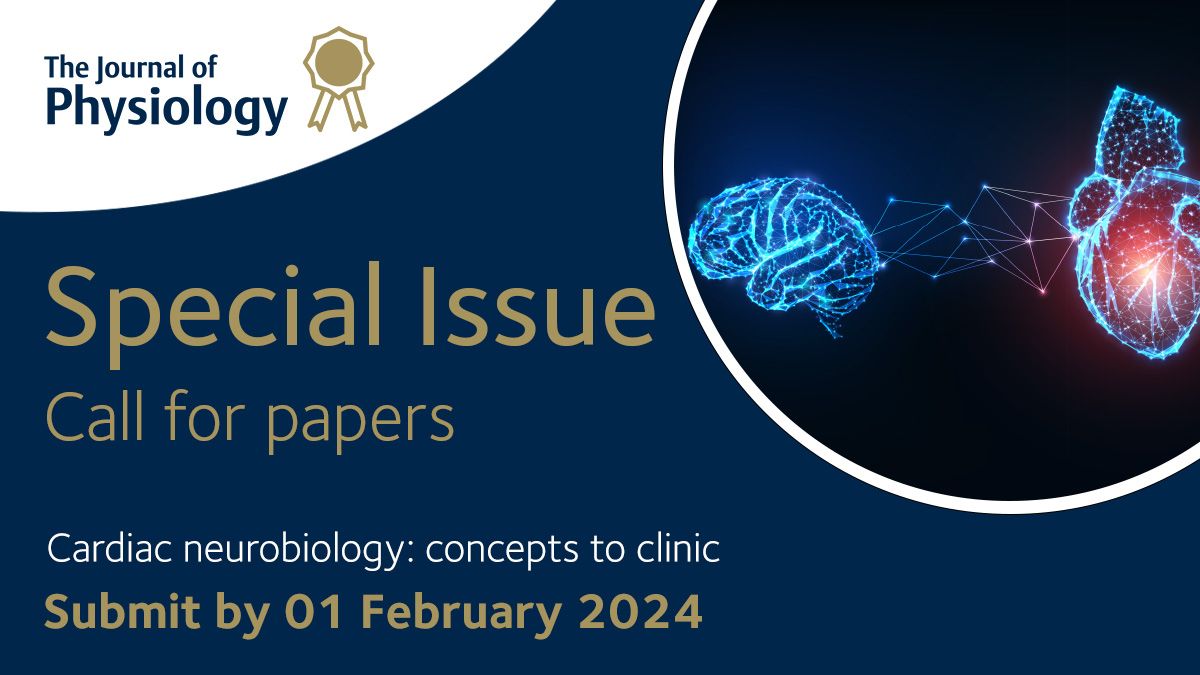 🧠🫀CALL FOR PAPERS🧠🫀
Our Call for Papers for the "Cardiac neurobiology: concepts to clinic" Special Issue is open! This special issue will expand upon three white papers published in 2016, and welcomes new submissions within Cardiac Neurobiology!
🔗buff.ly/3HmKH03