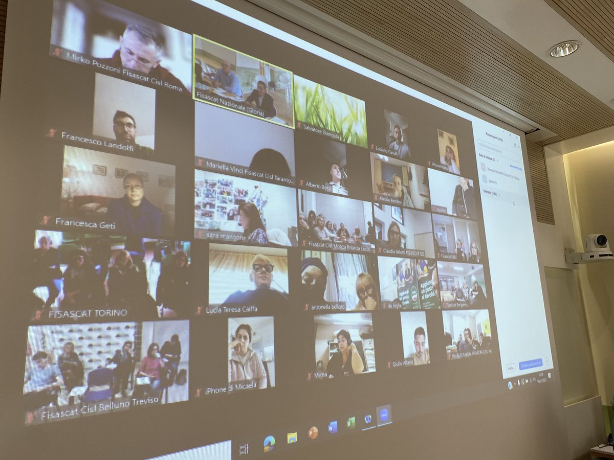 FisascatCisl75's tweet photo. #Contratti #Turismo Il Coordinamento delle strutture e dei delegati #FisascatCisl a confronto sullo stato dei rinnovi di settore, in vista della mobilitazione unitaria delle prossime settimane. 1,5mln gli addetti in attesa di risposte normative e salariali.
#IlContrattoCiSpetta https://t.co/EKZX9EwOLb