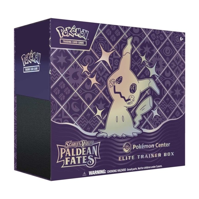 海外で「Paldean Fates Pokémon Center Elite Trainer Box」の商品