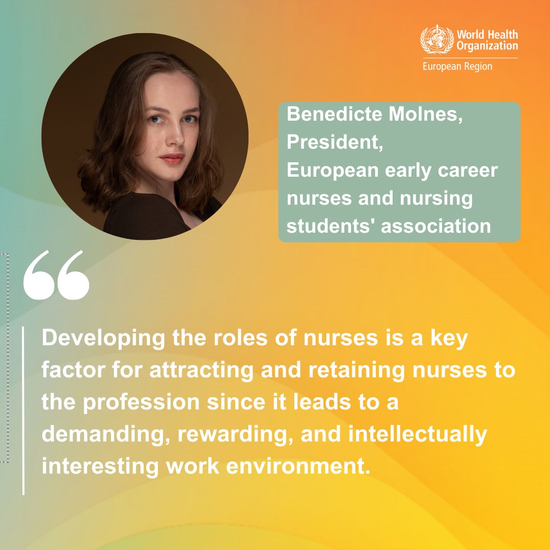 Strengthening #nursing roles means building on competencies to bridge the health and social needs of patients – improving care and providing meaningful career progression. 👇 iris.who.int/handle/10665/3… #TimetoAct2023 #HCW #nurses #healthcare