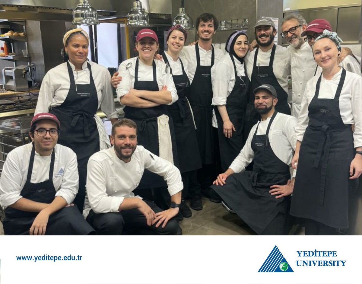 Our Students from Department of #Gastronomy &amp; Culinary Arts, Yaman Yeşilkaya and Elifnur Ocak, completed their internships in #Italy by working with renowned chef #MassimoBottura at #OsteriaFrancescana , which was selected as the World's #BestRestaurant
📌shorturl.at/qPYZ2