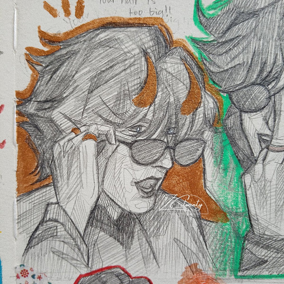 ZCtwenty's tweet photo. Ethan 💗
#p4perback #sketchbook #sketchart #art #drawing https://t.co/YPPMZochdC