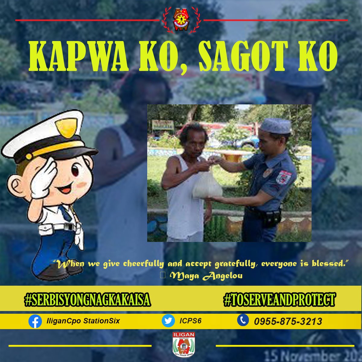 ICPS622's tweet photo. #SerbisyongNagkakaisa
#ToServeandProtect https://t.co/gusEKGkYhf