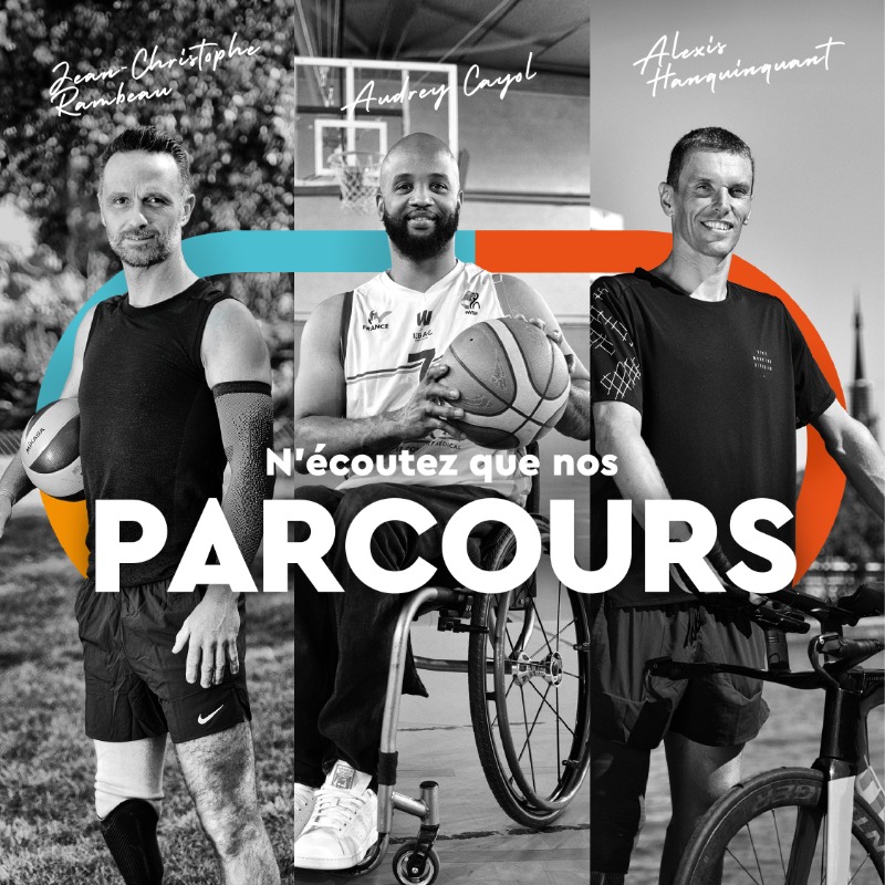 GroupeBouygues's tweet photo. 🎙 Ténacité, fureur de vivre et passion caractérisent le parcours des champions @AHanquinquant 🥇 #triathlon, Jean-Christophe Rambeau (épisode 1) 🏐 #volley et Audrey Cayol 🏀 #basket, collaborateurs du groupe Bouygues.
📷 Vincent Baldensperger