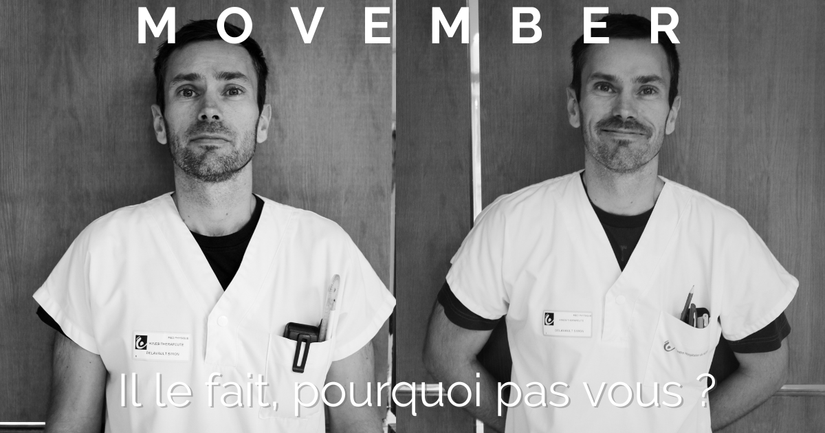 [#MOVEMBER]
Simon, cadre de santé, marque son engagement dans la lutte contre les cancers masculins et en faveur de la santé mentale masculine. Comment ? En se laissant pousser la moustache tout au long du mois de novembre ! 🥸

Rejoignez-le dans le challenge #MovemberCHNiort !