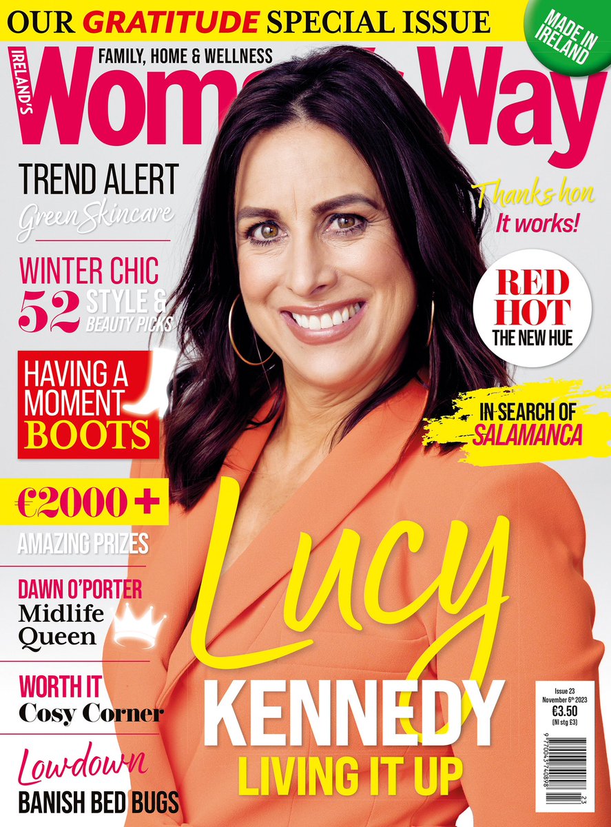 Andrea Smith (@andreamarysmith) on Twitter photo Final weekend to read this fantastic issue of <a href="/Womans_Way/">Woman's Way</a> with the fabulous Lucy Kennedy on the cover. The issue is all about gratitude (find out what I’m grateful for) and it’s really interesting so make sure you buy a copy 💜 Final weekend to read this fantastic issue of <a href="/Womans_Way/">Woman's Way</a> with the fabulous Lucy Kennedy on the cover. The issue is all about gratitude (find out what I’m grateful for) and it’s really interesting so make sure you buy a copy 💜