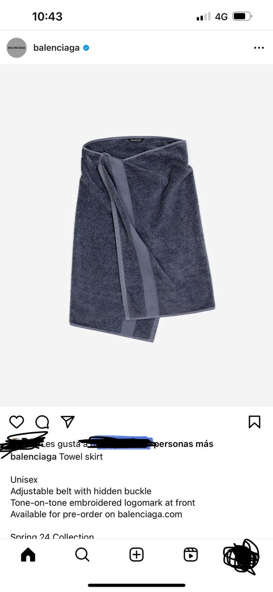 LTrasnochada's tweet photo. Que Balenciaga está vendiendo UNA TOALLA DOBLADA DEL LIDL como si fuera una falda POR 695 EUROS

NOS VAMOS A LA MIERDX https://t.co/BhFBcrxy6w