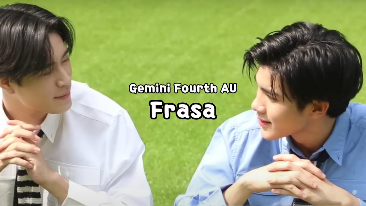 gemfourthie's tweet photo. #geminifourth mini au ;
— FRASA

tentang sebuah rasa yang berawal dari mata, aku langsung jatuh cinta dan berpikir apakah aku pantas dengannya? https://t.co/kxXFRv6myz