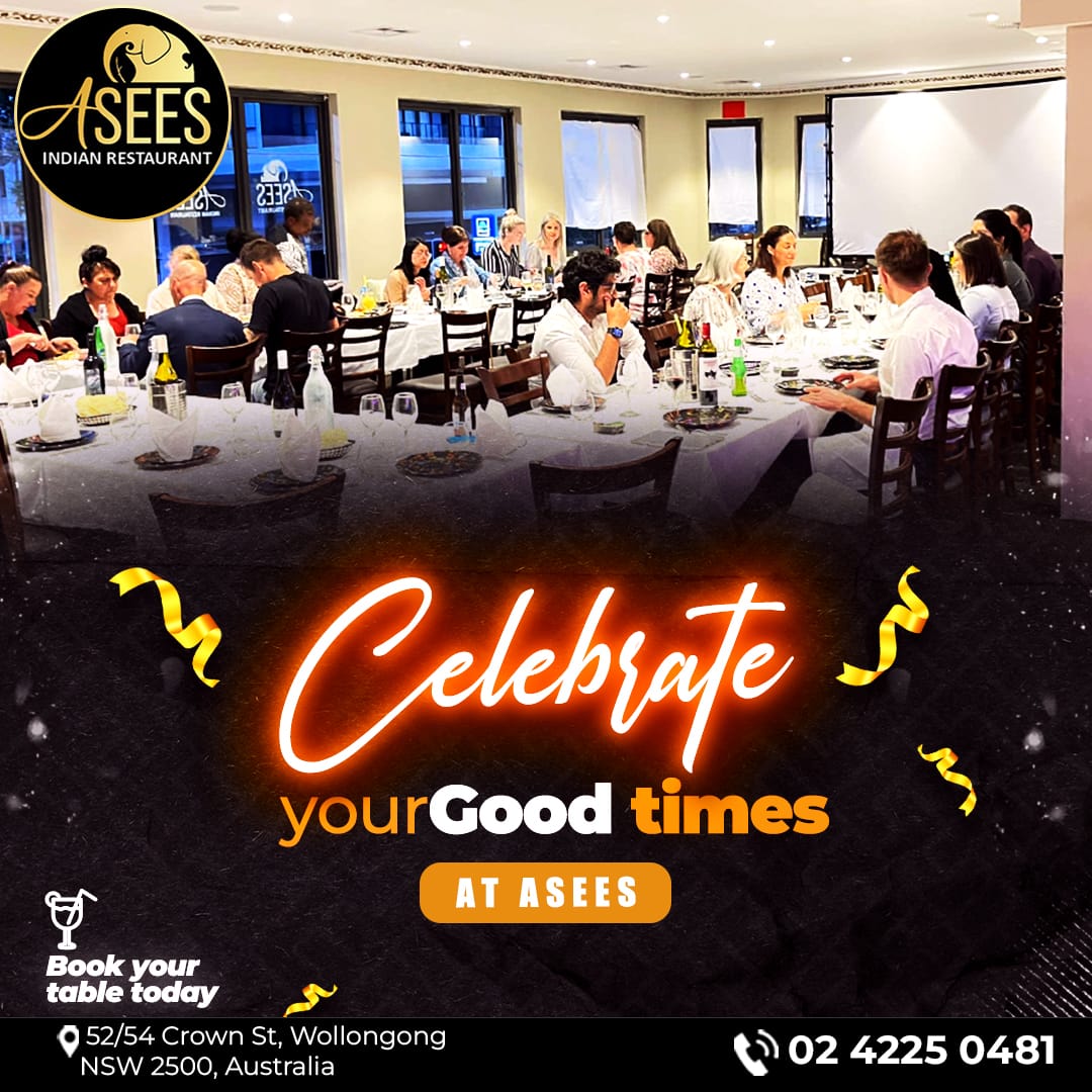 Don't miss out on the chance to create unforgettable memories at Asees Indian Restaurant.

Book Your Table Now

📷 02 4225 0481
asees.com.au

#nsw #Australia #FoodieLife #InstaGoodFood #Wollongong #FoodiesOfAustralia #WollongongFoodScene