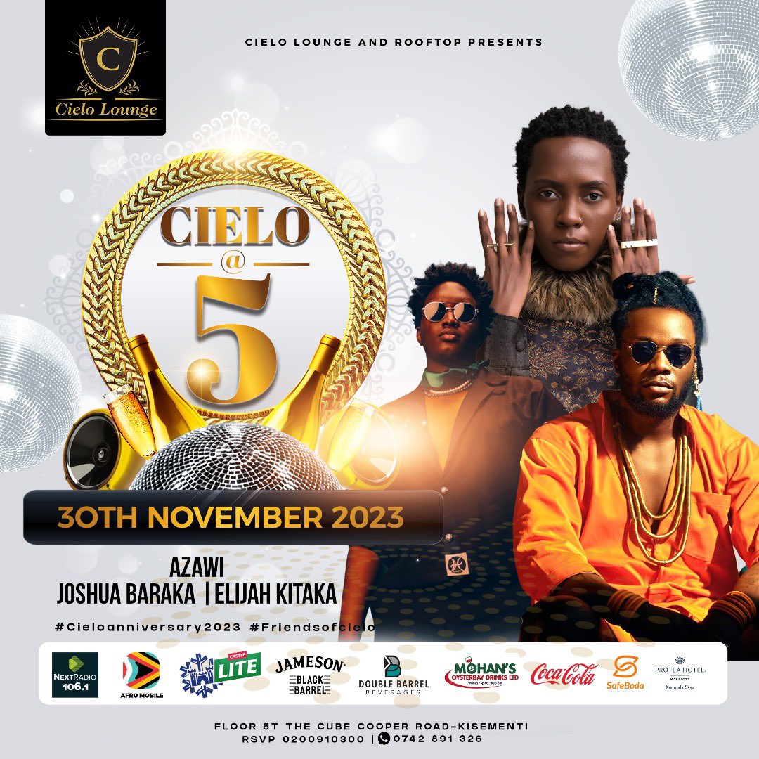DjAludah's tweet photo. 30th November 

Cielo is celebrating 5years in the business..

We are giving back to our amazing Clients in style 💯🔥🔥🔥 https://t.co/KvpBw3YDmL
