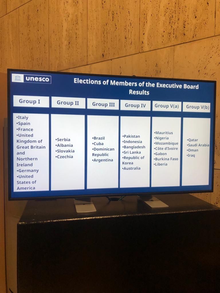 So proud that the 🇬🇧 has been elected back to <a href="/UNESCO/">UNESCO 🏛️ #Education #Sciences #Culture 🇺🇳</a>’s executive board with 150 votes

We are delighted to play a more proactive role, working in close partnership with others across UNESCO’s mandate

Our commitment to building peace in the minds of women &amp; men is unwavering 🕊️