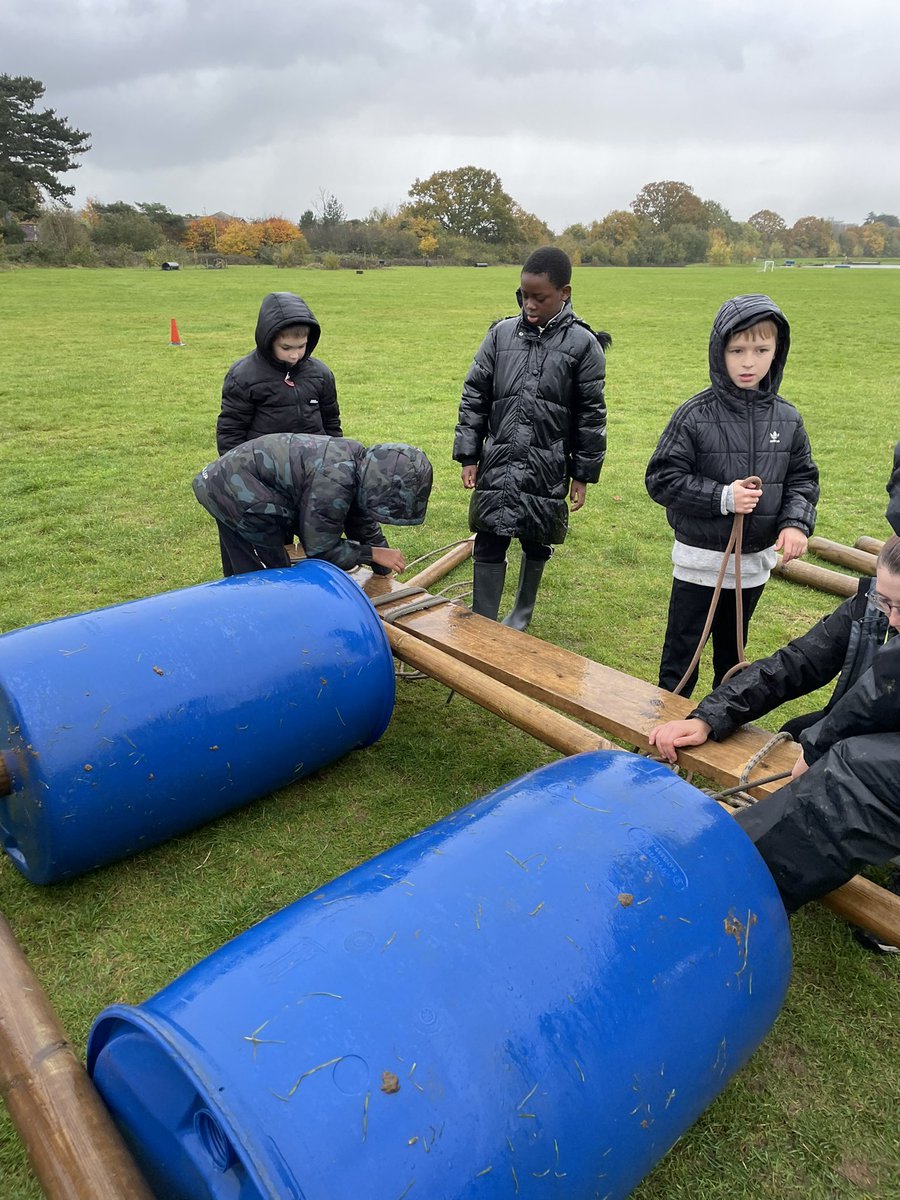 Team building with the boys