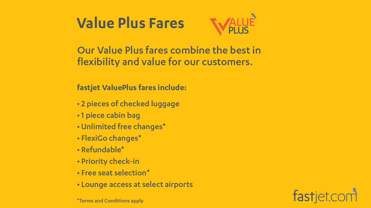 fastjet's tweet image. Our Value Plus fares have the ultimate flexibility and choice when travelling.

With extra luggage allowance, lounge access and free changes, the fastjet Value Plus fare allows you to sit back and relax even before you get to the airport.

#fastjet #ValuePlus #Value #Flexibility