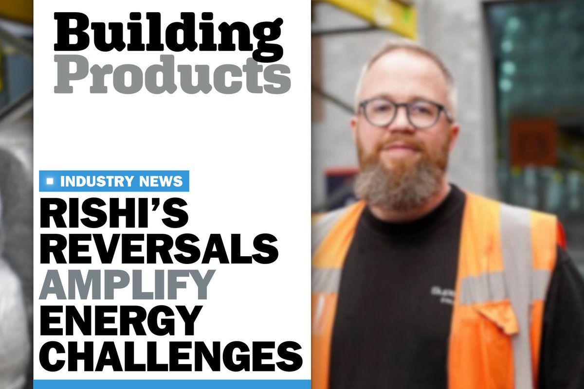 🆕 Following a spate of government U-turns on sustainability, William Bown of SuperFOIL argues this will make high-performance insulation more important than ever.

READ: buildingproducts.co.uk/rishis-reversa…