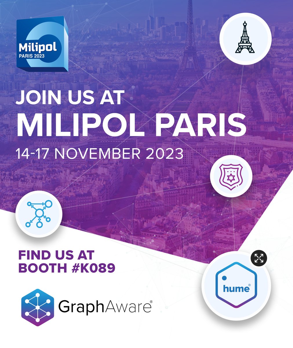 graph_aware's tweet photo. Join us at Milipol Paris to witness the power of connected data in action. Stay ahead with our advanced alerting system.
Don’t miss out – visit our booth number 4 K089. See you there! 🌐
https://t.co/TzshyqgLNO
#Milipol2023 #GraphAware #IntelligenceAnalysis https://t.co/zvOYmbSCQJ