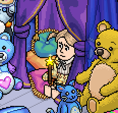 Found a cute room while roaming for my tethered star! #habbo <a href="/Habbo/">Habbo</a> please please grant me my wish