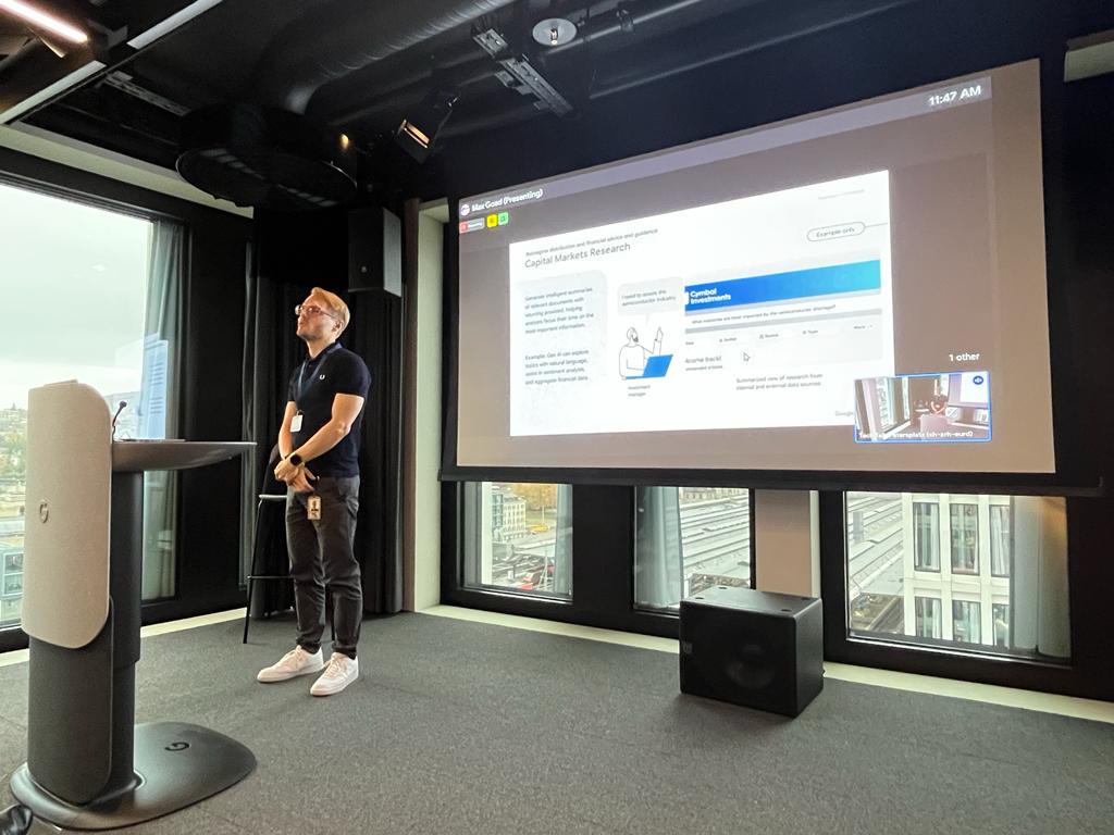 OwenJamesFS's tweet image. This Tuesday, we had the privilege of having with us two remarkable keynote speakers Tobias Kaymak, Data Analytics Specialist, Google Cloud Switzerland and Enrico De Giorgi, Co-founder at Yainvest at #WealthTechMatters Switzerland bit.ly/3QEHSLn