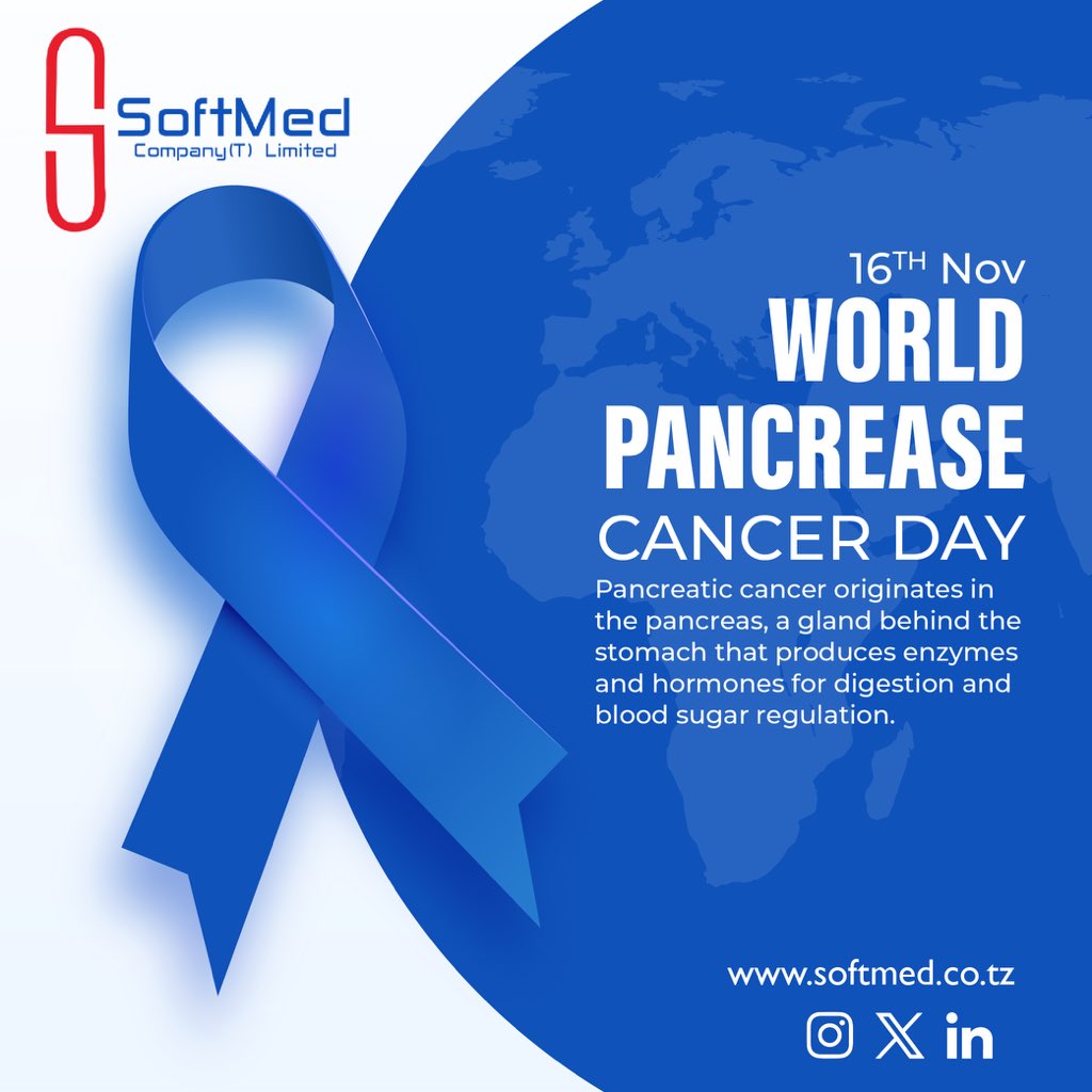 softmed_ltd's tweet photo. World Pancreatic Cancer Day unites global efforts to raise awareness, promote early detection, support patients, and advance research.

#SoftMed https://t.co/FbXcaTwsGz