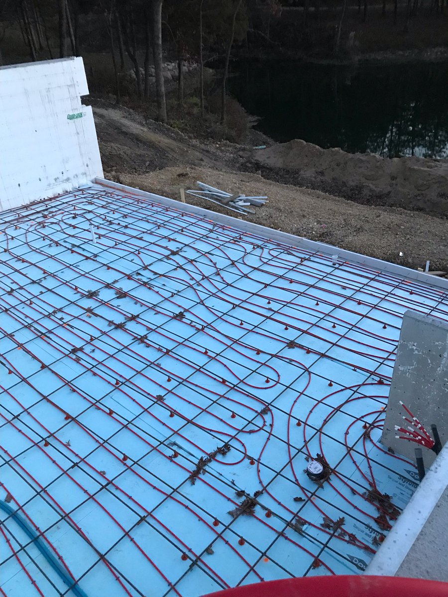 IcfNexgen's tweet photo. Check out this infloor heat! We can add that onto your ICF project!

#construction #concreteconstruction #concrete #infloorheating https://t.co/UIn6A5U1in