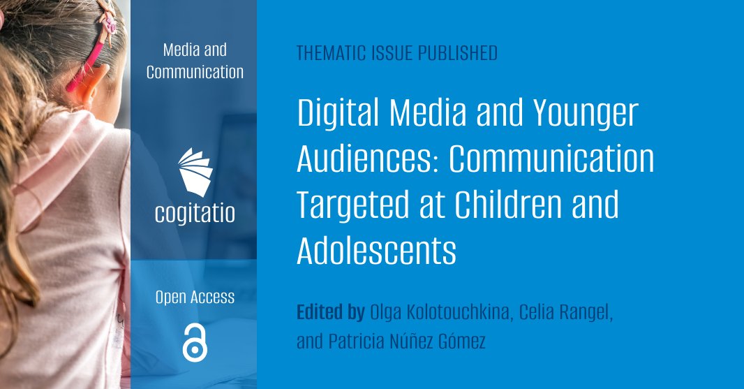 #Children and teens' extensive online engagement brings both advantages and risks. Our new #openaccess issue explores the advantages, risks, and challenges of children and #teens' online presence as users and #contentcreators. Issue: shorturl.at/orzAR Main findings (🧵)