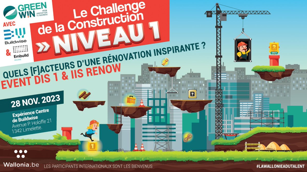 GigaRegio's tweet photo. ⏳ tic toc ! 📅 28 novembre 2023

📢 @GigaRegio organise une session parallèle intitulée "#Massification de la #rénovation" lors du Challenge de la #Construction. 

➡️Pour plus d'informations, cliquez sur le lien suivant:
https://t.co/CEye9ymYJM https://t.co/sUwBWgCMb7
