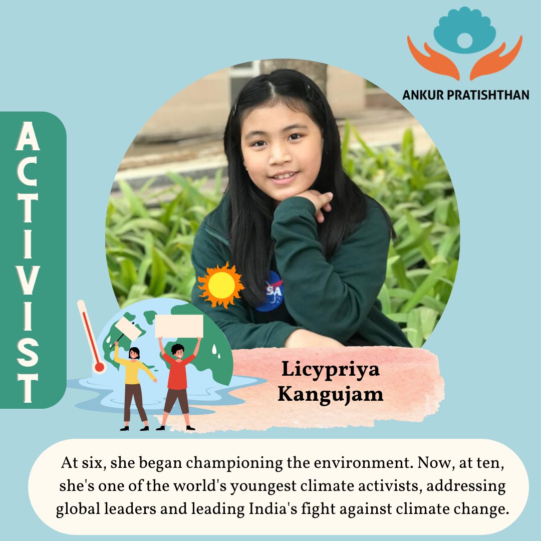Our second shining star!✨
.
.
.
.
.
#youngtalents #climatechange #awareness #india #ngo #ngoindia #ankurpratishthan #youthempowerment #proud #activist