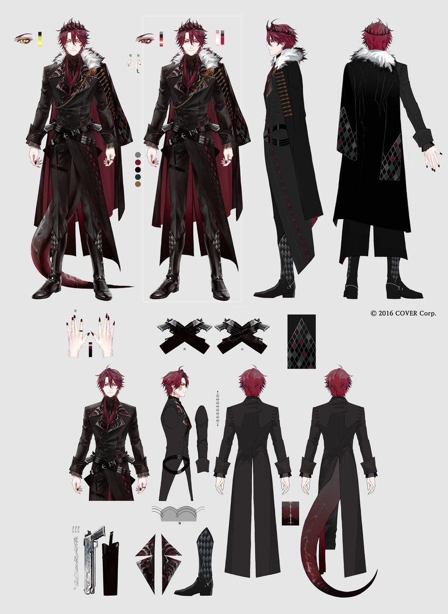haban35's tweet photo. 홀로스타즈 새로운 유닛 ARMIS 의 'Jurard T Rexford' 캐릭터 디자인을 담당했습니다!

I was in charge of designing  'Jurard T Rexford (@jurardtrexford)' of the new unit ARMIS!
I'm looking forward to 11/18, when the debut streaming will be released
#holoARMIS https://t.co/2cHMRsKOj9