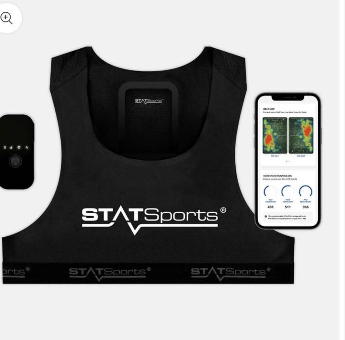 Selling stat vest with tracker 

XL vest 

Used once

£100

#statvest #football